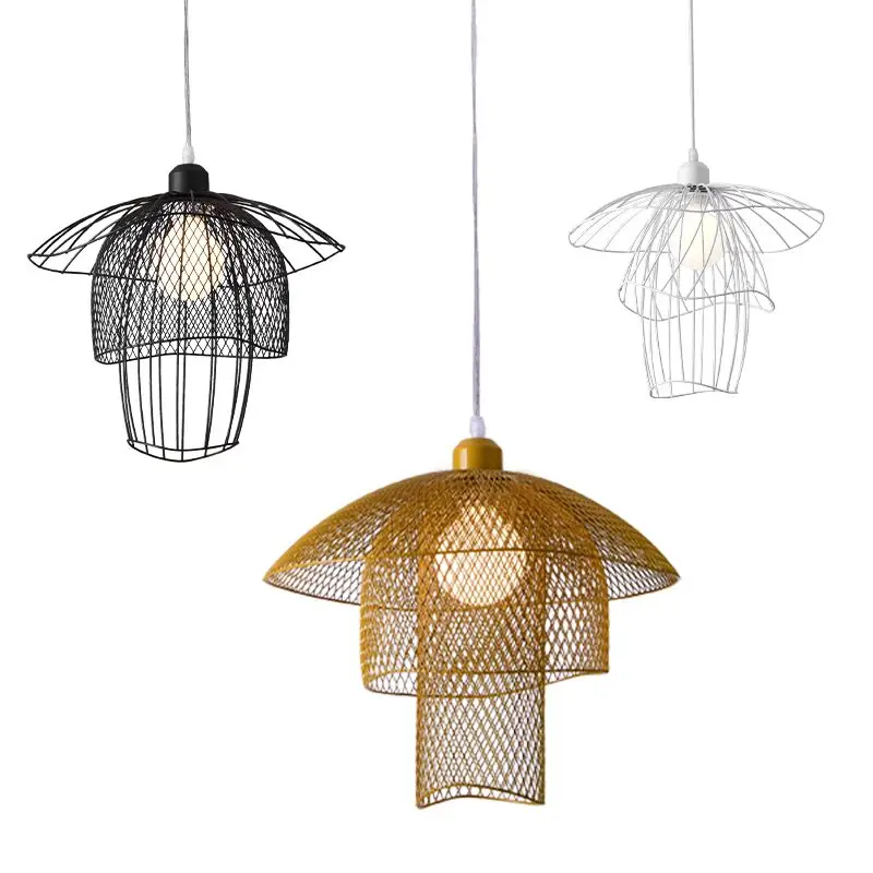 Скандинавский белый черный Золотой светодиодный подвесной светильник рубашка