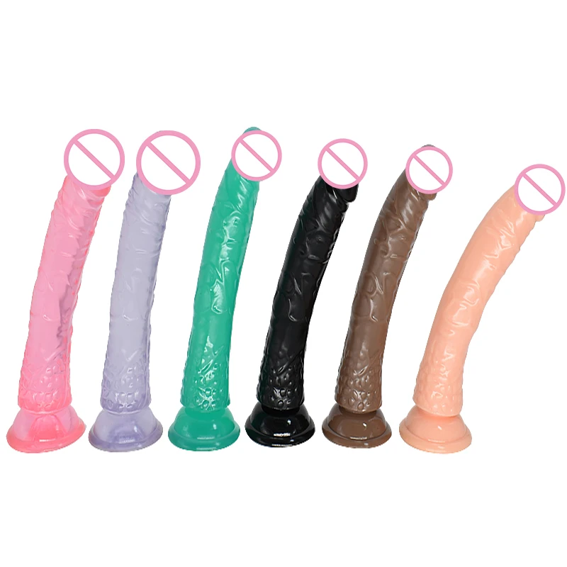 Мягкий гелевый фаллоимитатор реалистичный анальный всасывание пениса мужской