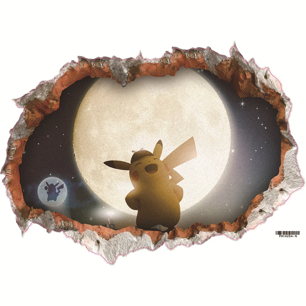 Новый Покемон Пикачу обои детская комната мультфильм самоклеящийся покбэби