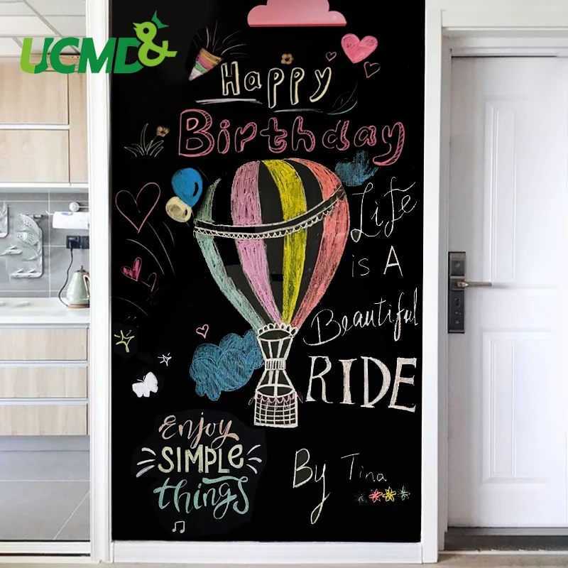 

Erasable Vinyl Chalkboard Blackboard Stickers School Drawing Toys Self-Adhesive Painting Writing Drawing Giraffiti Chalk Boards