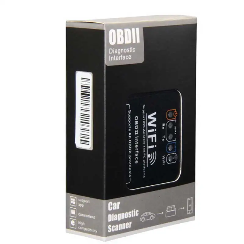 ELM327E автомобиля WI-FI V1.5 OBD2 OBDII сканирования Foseal сканер адаптер проверки двигателя