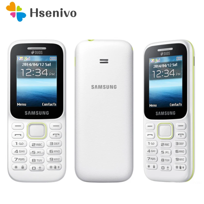 B310E разблокированный мобильный телефон samsung Guru Music 2, две sim-карты, мобильный телефон, английская/Русская клавиатура
