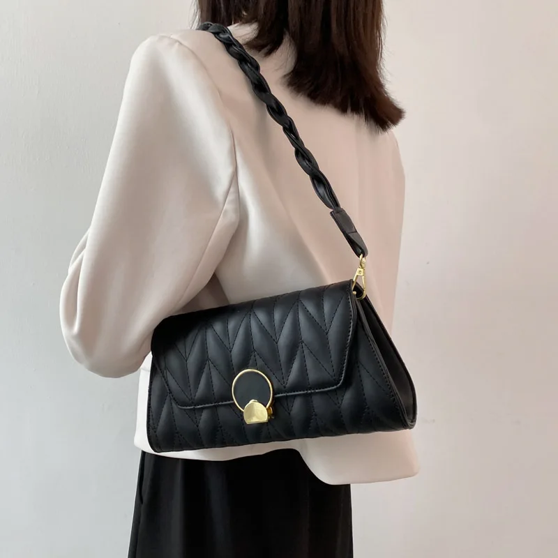 

Простая Высококачественная маленькая квадратная сумка Lingge с вышивкой, новинка 2021, Женская роскошная дизайнерская брендовая Дорожная сумка...