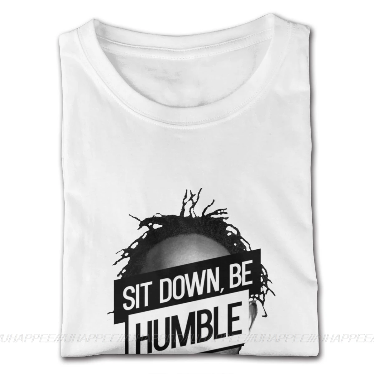 Дешевые футболки с графическим рисунком Kendrick Lamar Sit Down Be Humble мужские коротким