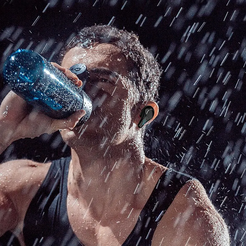 

T8 Bluetooth Headset, TWS Bluetooth 5.0 Binaural Stereo Sports Digital Display Charging Warehouse Wireless Headset