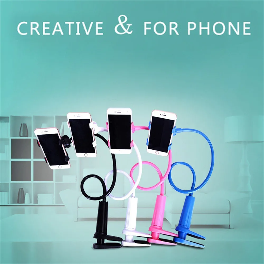 Держатель для мобильного телефона подставка кровати стола гибкий зажим