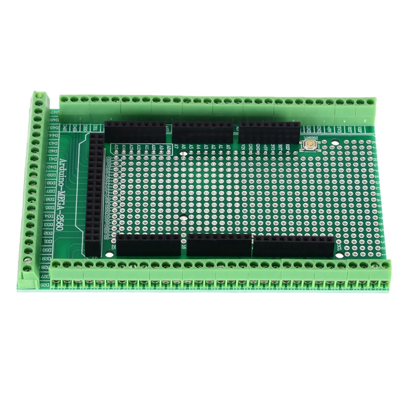 

Double-side PCB Prototype Screw Terminal Block Shield Board Kit For MEGA-2560