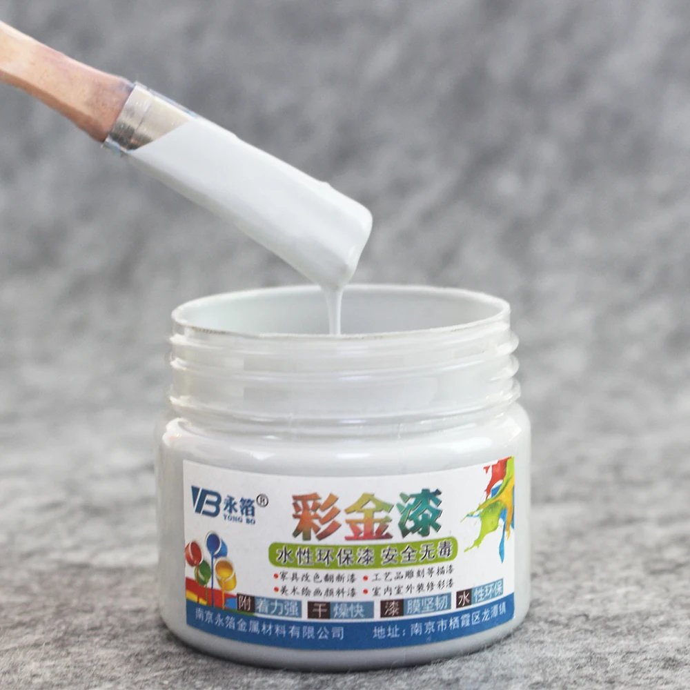 Серая Золотая краска масляная металл дерево яркий лак любой материал подходит