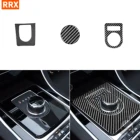 Для Jaguar F-PACE X761 XE X760 XF X260 углеродного волокна наклейки Шестерни рамка Панель кнопка переключения интерьеры автомобильные аксессуары