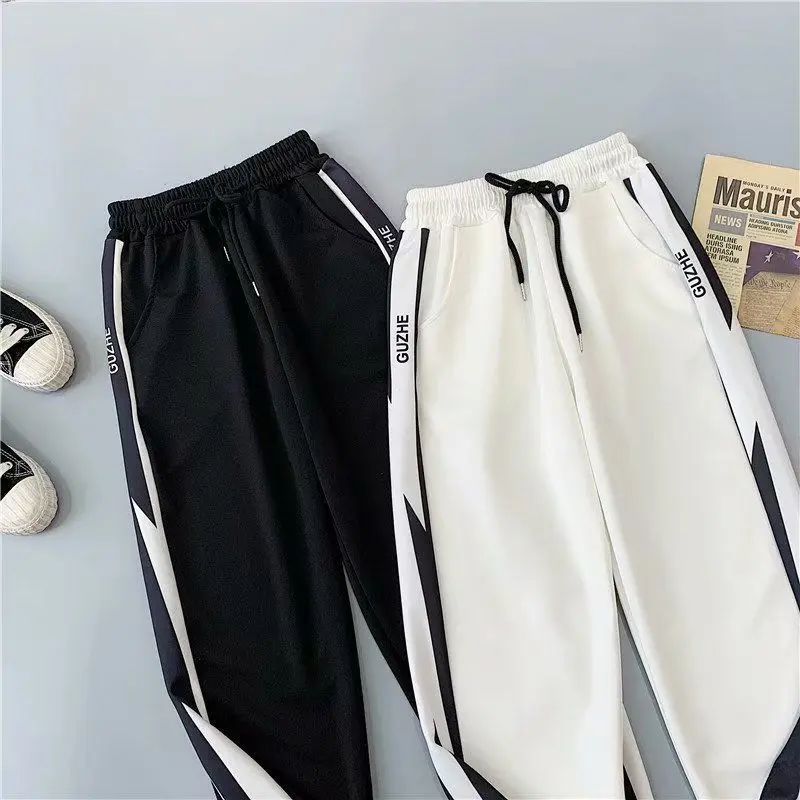 

Harajuku Oversize Joggers Sports Pants Women Streetwear Baggy Joggers Sweatpants Plus Size Black Trousers Female Hip Hop