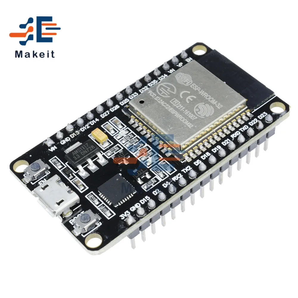 Модуль ESP32 ESP-32 ESP32S CP2102 Wi-Fi беспроводная плата для разработки Bluetooth Micro USB
