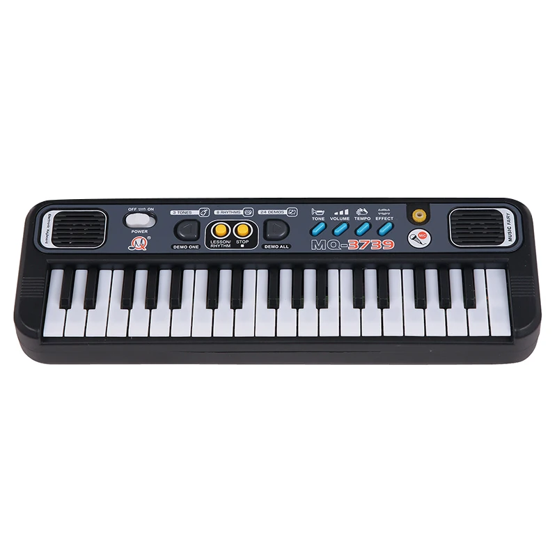 

Многофункциональное мини электронное пианино с микрофоном Abs детская портативная цифровая музыкальная клавиатура Electone 37 клавиш подарок