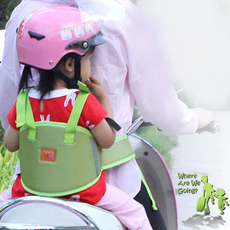 Детский мотоцикл велосипед ремень безопасности ребенка защиты Рюкзак Дети