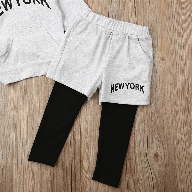 Коллекция 2019 года осенняя одежда для маленьких мальчиков и девочек комплект из