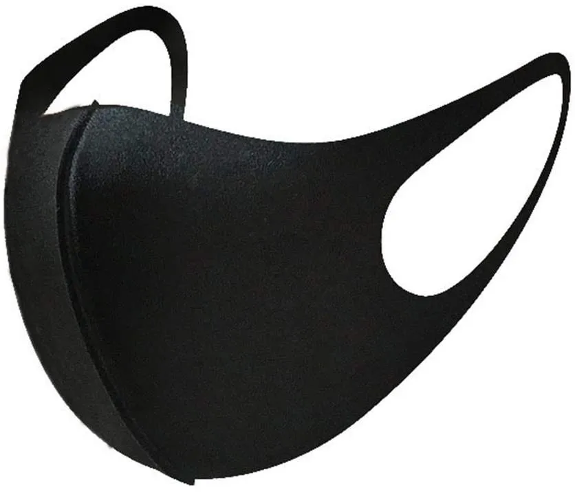 

3PC Carbon Fiber Cycling Face Mask Outdoor Anti-Haze Lightweight Face Shield Dust Mouth Cover Activated Carbon PM 2.5 Respirator