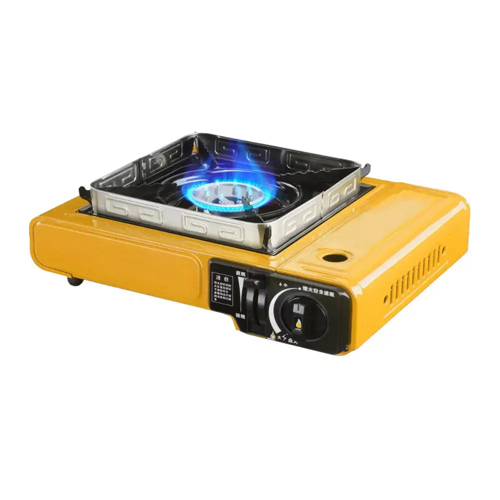 

2900W Camping Stove - Single Burner Stove Automatic Ignition Burner Cassette Furnace Kitchen Equipment Barbecue Stove