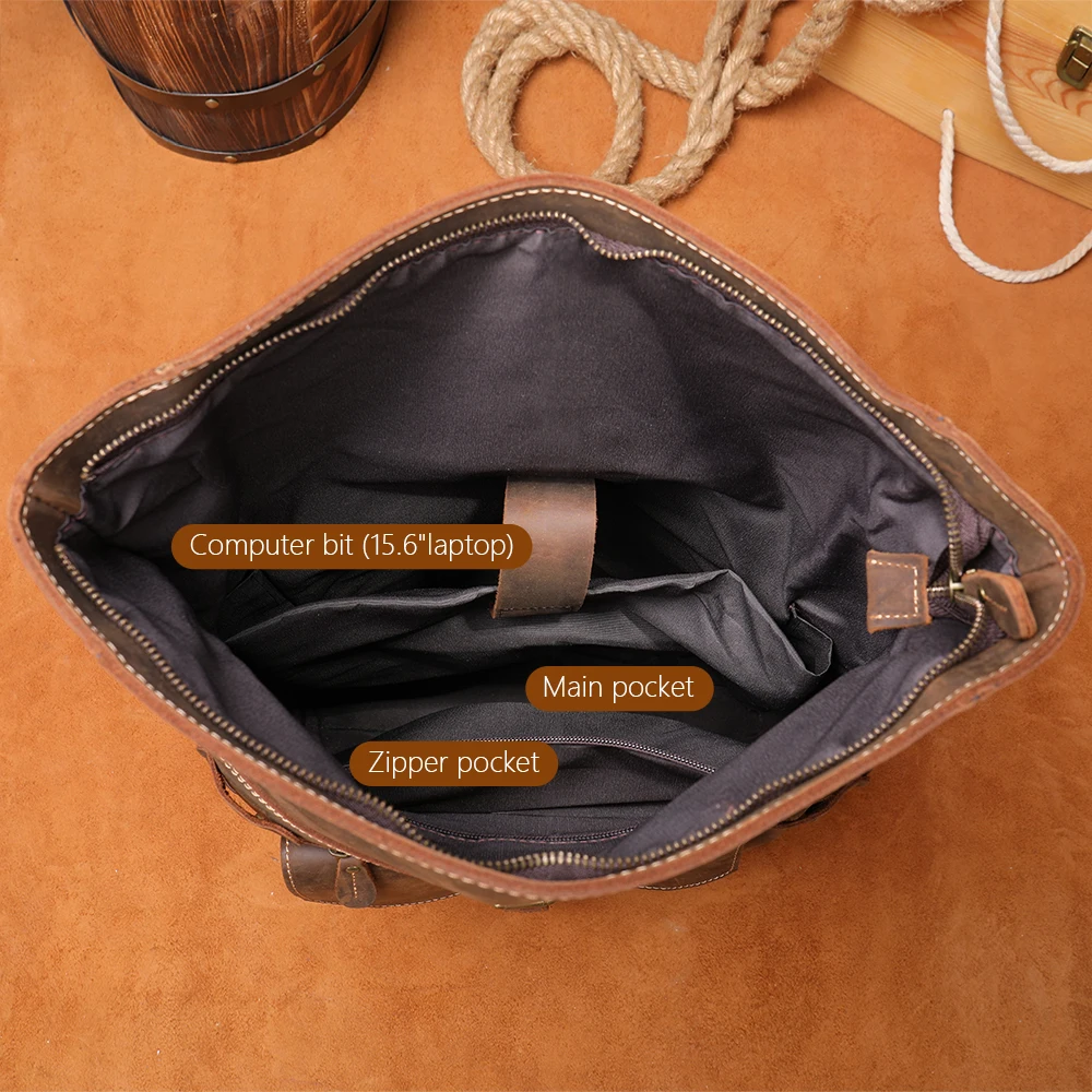 Винтажный кожаный рюкзак MVA для мужчин ноутбука 15 6 дюйма дорожная офисная сумка