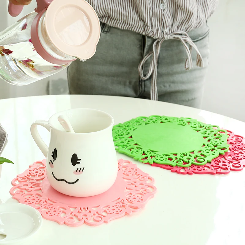 Теплоизоляционная Подушка креативные подставки для горшка коврик чашек еды