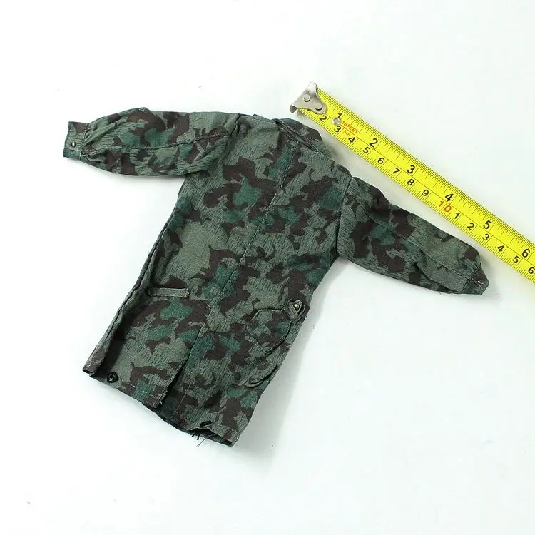 

1/6 Scale Male Soldier Camouflage Coat Windbreaker Overcoat Clothing for 12in Action Figure Phicen Hottoy Doll Toy