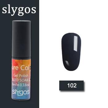 102 SLYGOS 6 мл УФ-гель для ногтей Топ УФ Led гель Осенняя Серия Тыква трава зеленый шоколад цвет Лак удаляющийся замачиванием гель лак - Цвет: 102