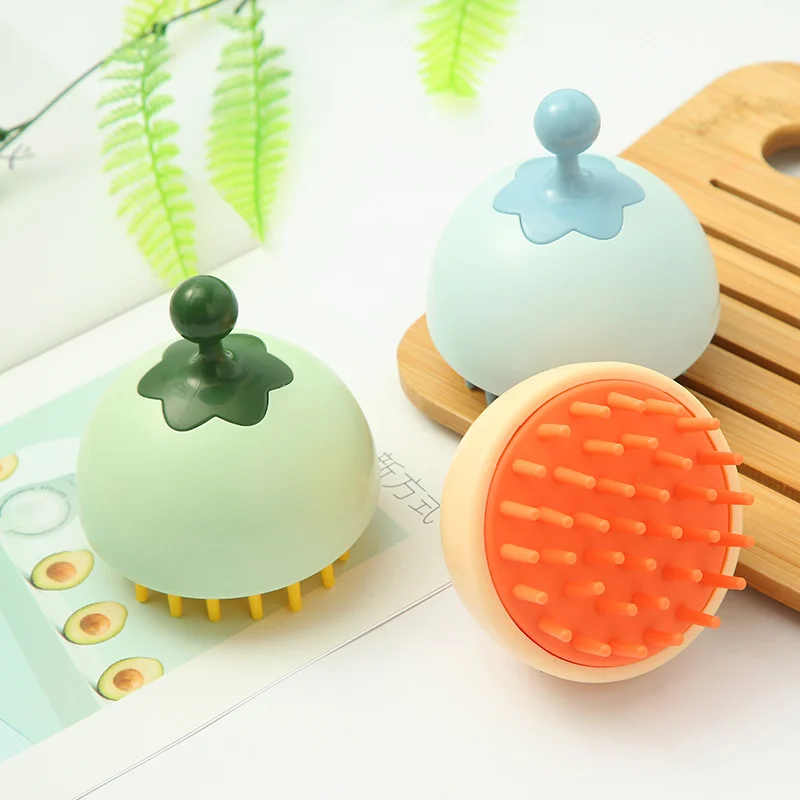 

1Pcs Shampoo Brush Handheld ABS Scalp Multifunctional Shampoo Massage Brush Shower Hair Comb Mini Head Meridian Massage Comb