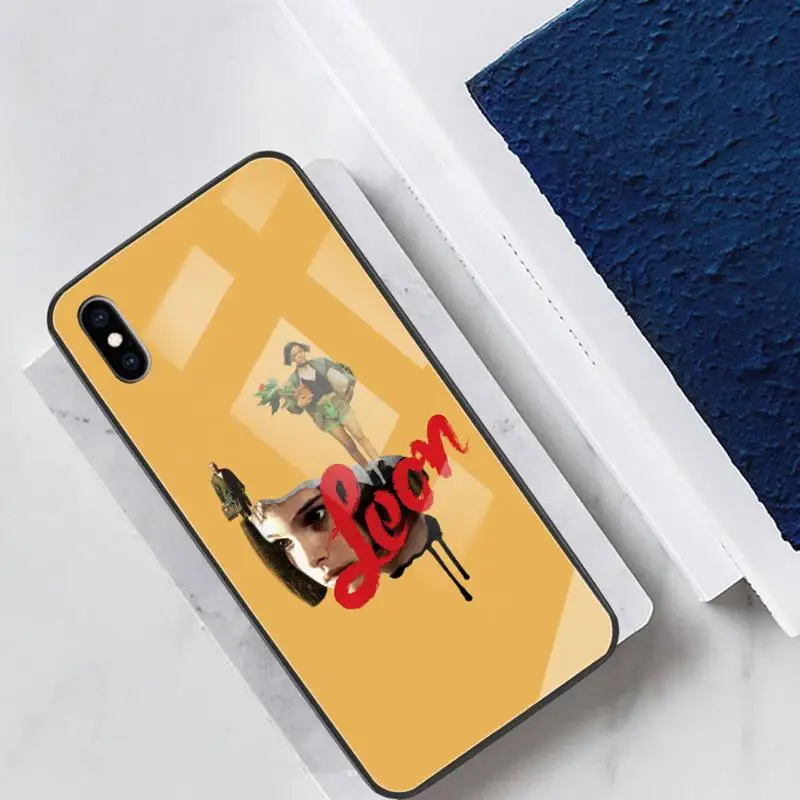 

Movie Leon and Matilda Glass Phone Case Fundas Coque for IPhone 12 11 Pro Max Cases XR XS 7 8 Plus Cover Accessories Carcasa