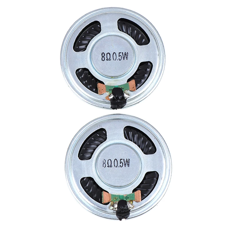 

2PCS New 8 Ohm 0.5W Horn Speaker 40MM 4CM Diameter 8R 0.5W Small Loudspeaker Electronic