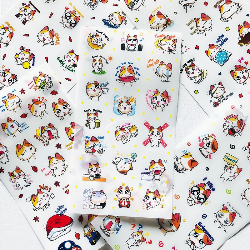 6 листов/упаковка, водонепроницаемый дневник