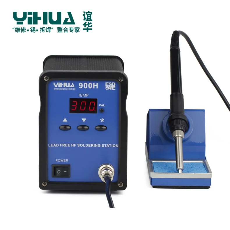 100V/220V soldering station for SMD lead-free soldering 90W YIHUA 900H