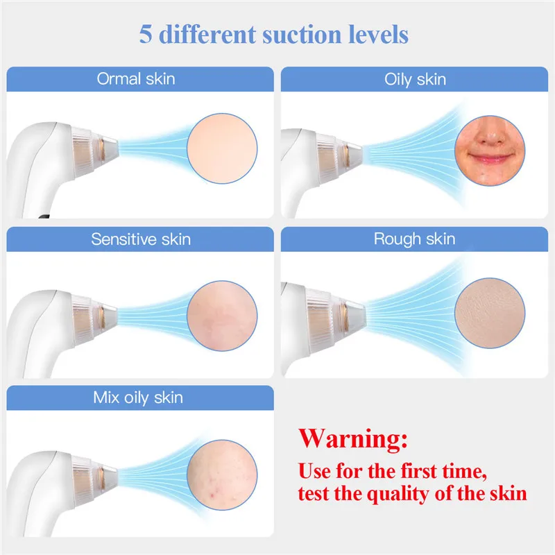 

Visual Blackhead Remover Vacuum Pore Cleaner Acne Removal Electric Heated Nose Face Deep Cleansing WIFI Microscope Camera