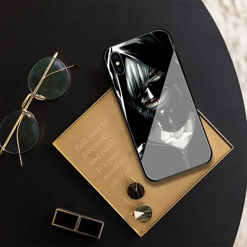 

Tokyo Ghoul Phone Case For Iphone 11 Pro XR XS MAX 8 X 7 6S 6 Plus Tempered Glass Cove Fundas