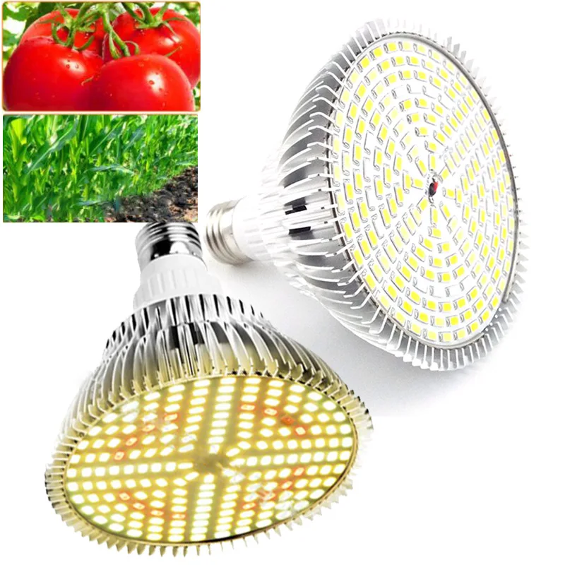 

1/2pcs 184 led Full Spectrum Plant Grow Light bulbs flower grow box tent indoor room sunlight Greenhouse red yellow growing lamp