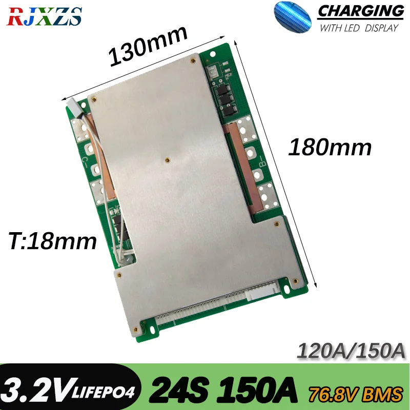 24S 150A bms Lifepo4 72 в большой ток lifepo4 BMS PCM для электрического велосипеда автомобиля |
