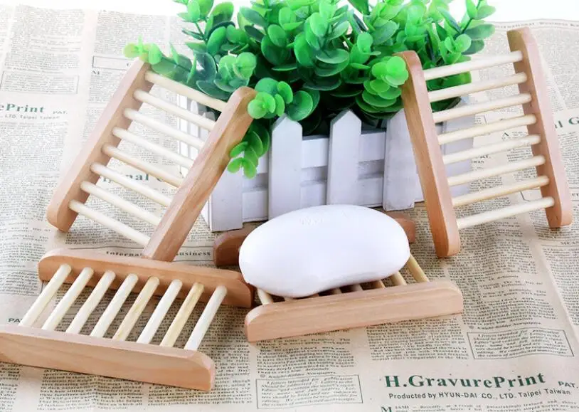 50 шт./Лот деревянная подставка для хранения мыла с логотипом|Мыльницы| |