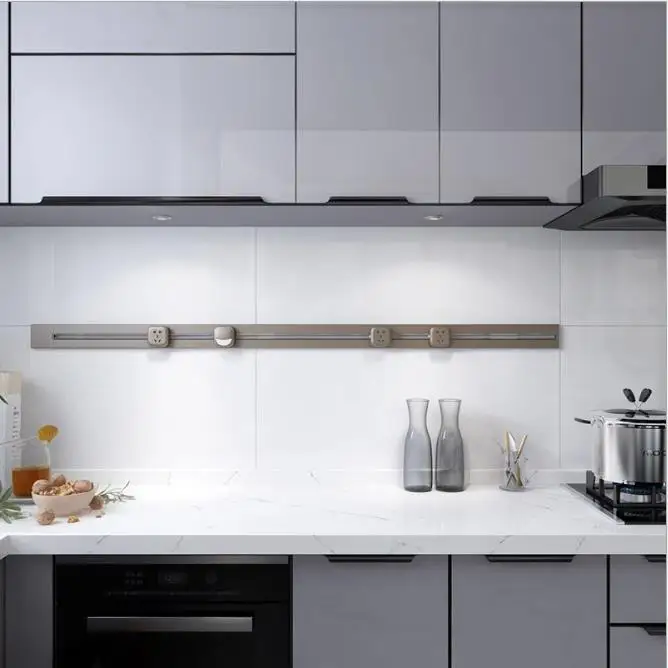 Стенная розетка из алюминиевого сплава 3 цвета 8000 Вт стандарт ЕС электрическая