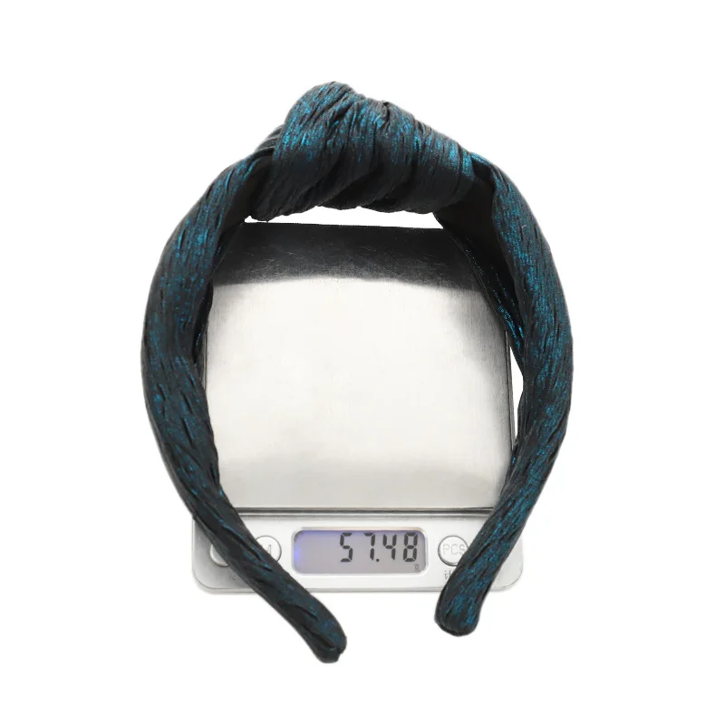 

Free shipping women Folded bright silk hairbands girl's headbands lady's headwear hair accessories