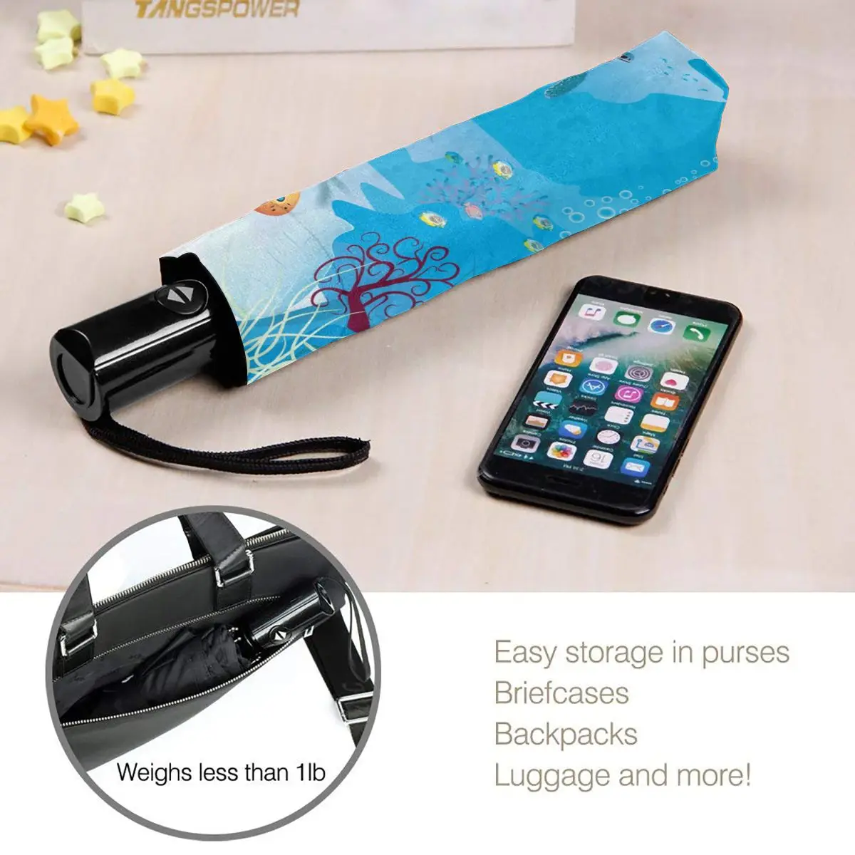 

Wind Resistant Folding Automatic Umbrella Women Auto Seascape Turtle Windproof Umbrellas Rain For Men Parasol