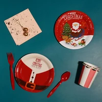 10pcsdisposable plates christmas paper plate cake dish christmas plate for children navidad decoration %d0%bd%d0%be%d0%b2%d1%8b%d0%b9 %d0%b3%d0%be%d0%b4 2022