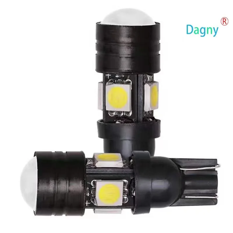 

50 PCS Car LED 168 192 T10 W5W 4SMD 5050 LED Light for Auto Bulbs Trunk Lamp License Plate Lights Roof Dome Reading Light