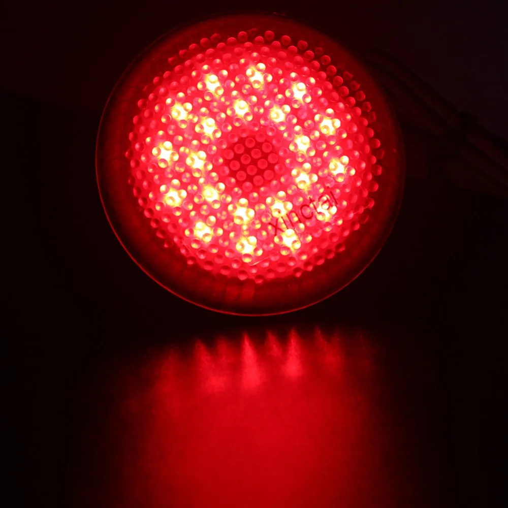 Светодиодный отражатель заднего бампера с красными/прозрачными линзами 2 шт. 6 8