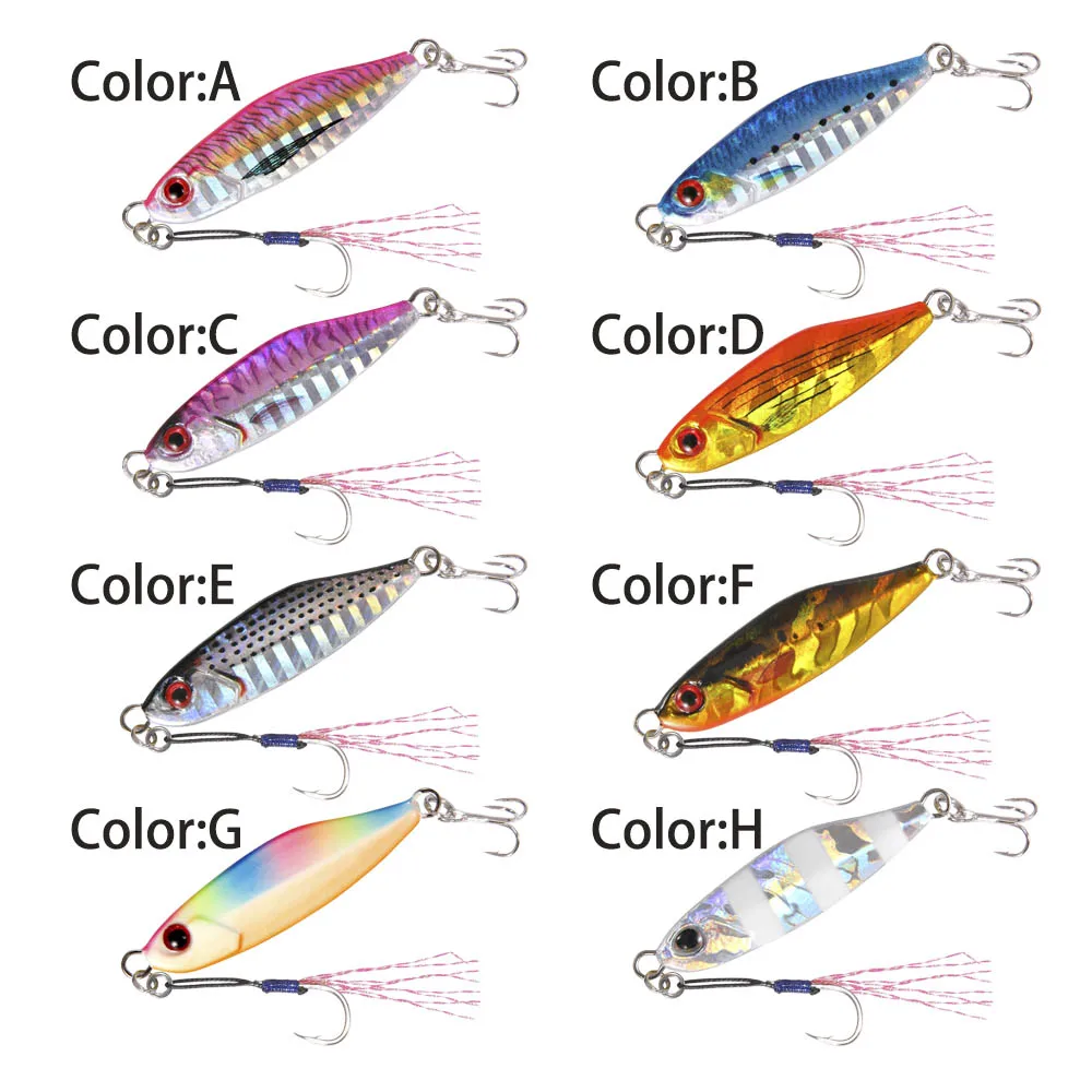 Micro jig Lure Fishing Bait 3G5G7G10G15G Rockfishing Metal Cast Jigging Spoon Spinner Shore Casting Artificial Lure Micro JIG