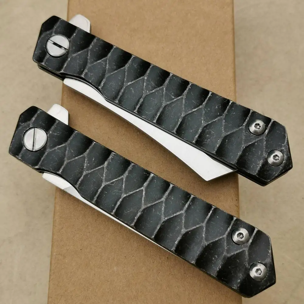 

D2 Blade Pocket Folding Knife High Hardness Tactical and Military Knives Camping Survival Self Defense Multifunctional Jackknife