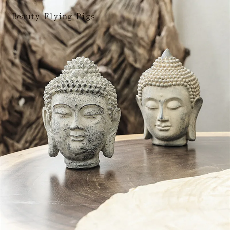 

Chinese Feng Shui Buddha Statue Ornaments Resin Crafts Lucky Money Home Living Room Porch Desktop Decorations Home Decor