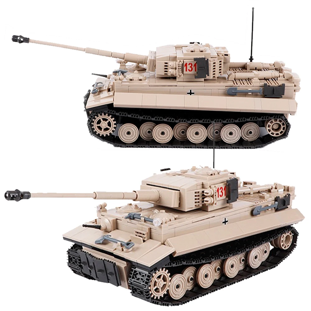 Второй мировой войны тигр 131 Военный танк строительные блоки модель тяжелых