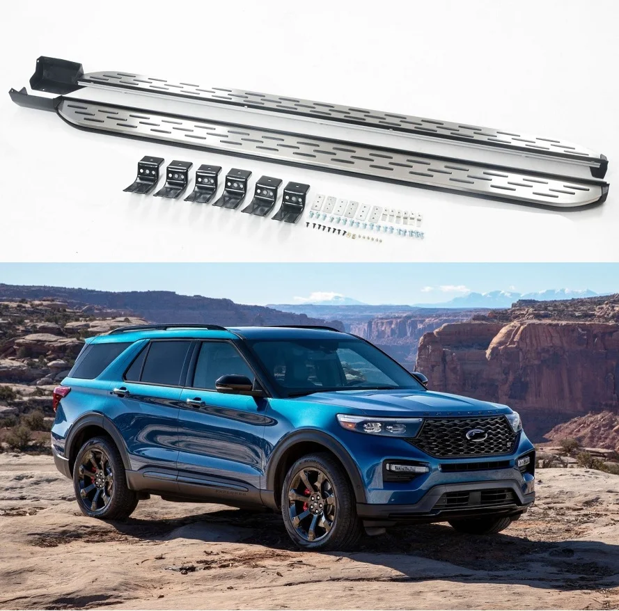 Алюминиевая Подножка для Ford EXplorer 2020 2021 боковая подножка nerf педаль хорошего