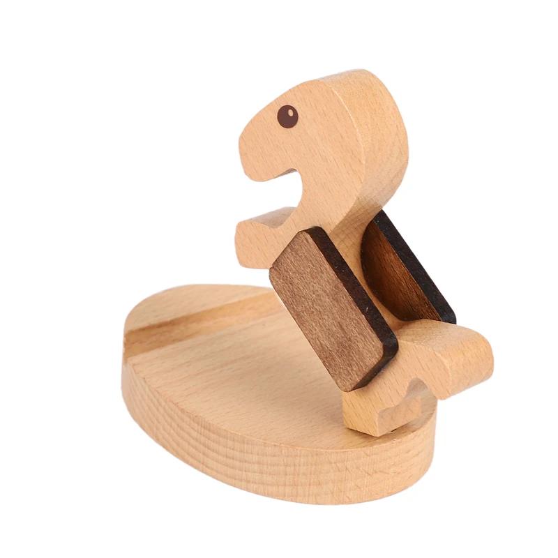 Креативные подарки портативный деревянный держатель мобильного телефона