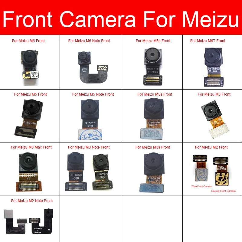 Фронтальная маленькая камера для Meizu M2 M3 M3s M5 M5s M6s M6 M6T Note L861H M681Q M681C M681H модуль