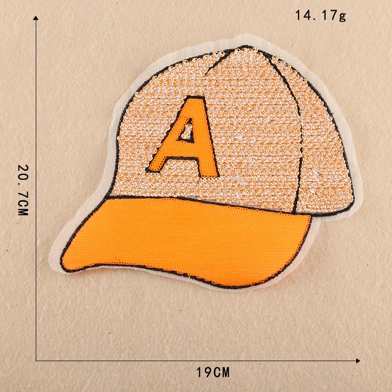 

10pcs/lot Large Sew Sequins Embroidery Patches Hat Letter Love Heart Women Shirt Decoration Shirt Accessories Diy Applique