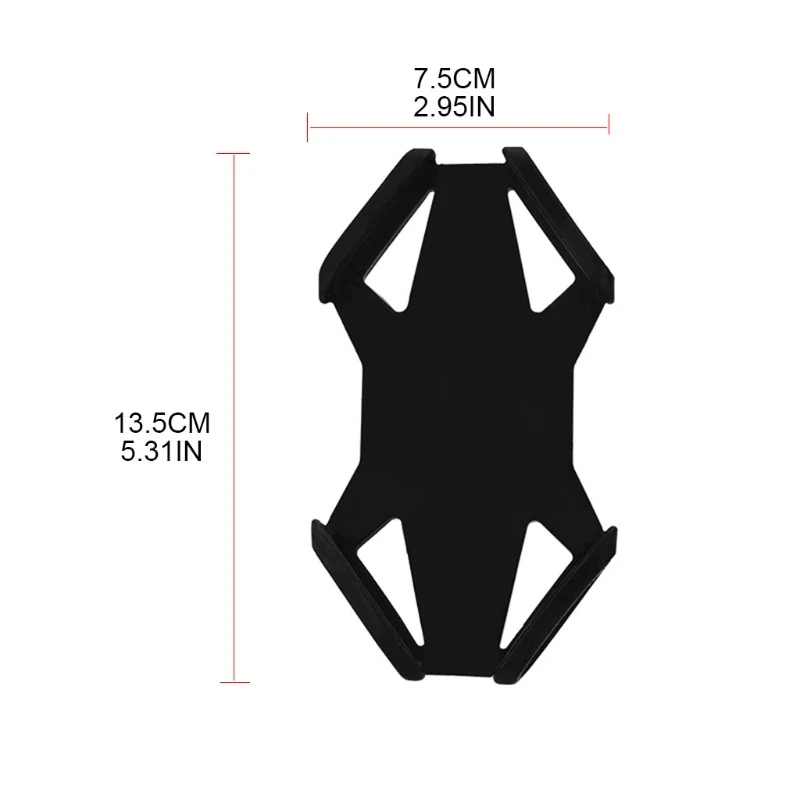 

Non-Slip Bike Phone Mount Universal Motorcycle Mount Anti Shake