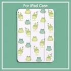 Чехол-книжка с рисунком лягушки для iPad 9,7 Air 2 Mini 1 2 3 4 5 ipad 10,2 12,9 ipad 2019 7 чехол s автоматическое Пробуждение для ipad pro 11